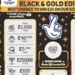 lottery scratchcard prizes